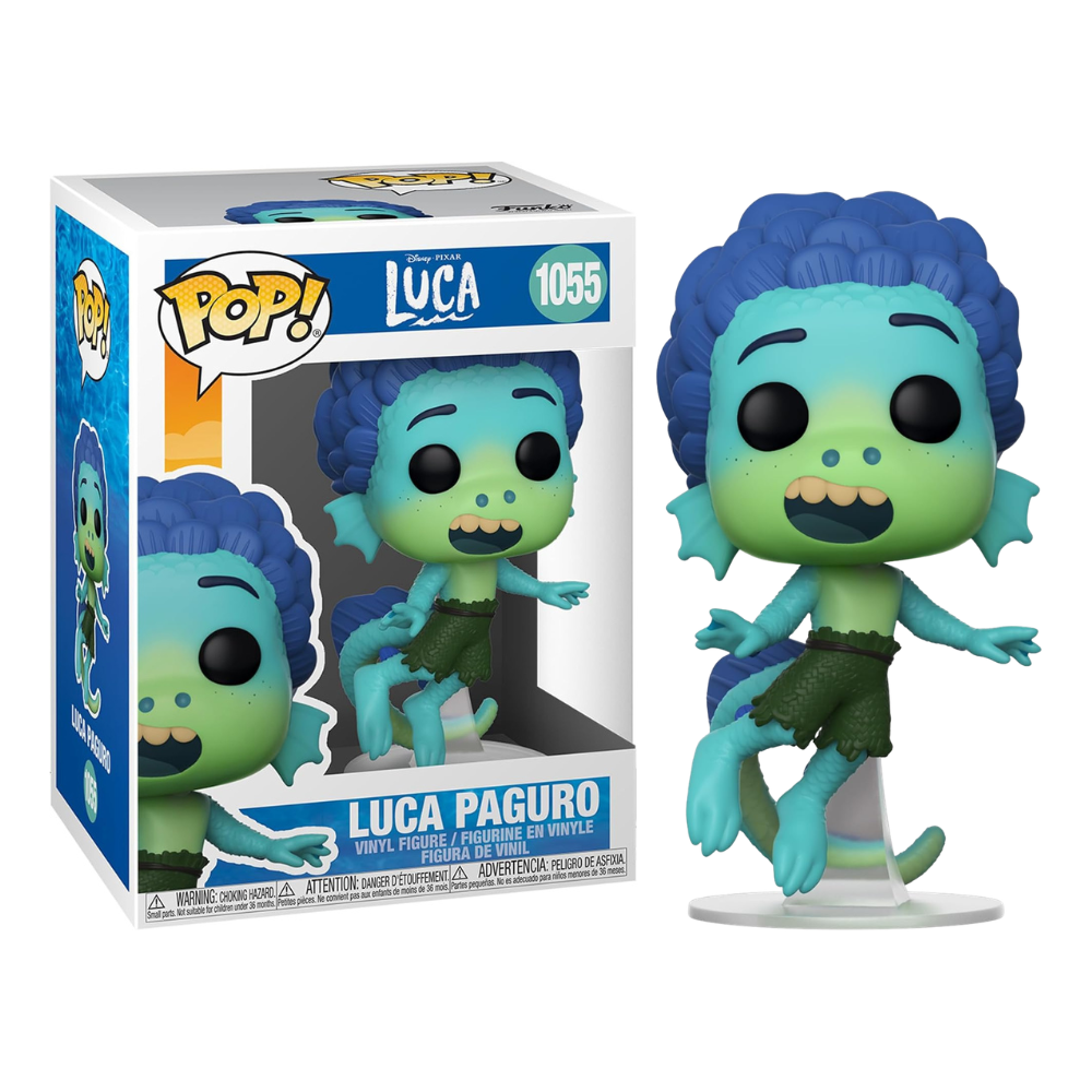 FUNKO POP! LUCA PAGURO (MAR), 55760, Nº1055, DISNEY, TIENDA CON LICENCIA OFICIAL, ENVIO 24-48 HORAS PENÍNSULA, FIGURA, CABEZÓN, MUÑECO, JUGUETES
