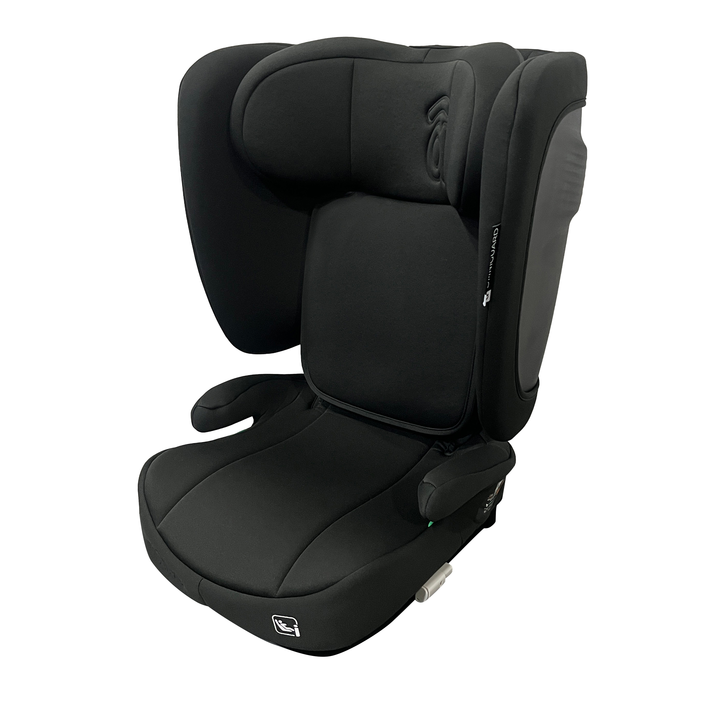 Asalvo Silla de Auto Omniguard - Evolutiva para niños de100 a 150 cm, Plegable, Fácil de Instalar, Lavable, Reposacabezas ajustable