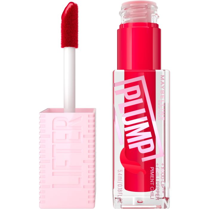 Brillo de Labios Voluminizador Plump: 004 Red Flag - Maybelline