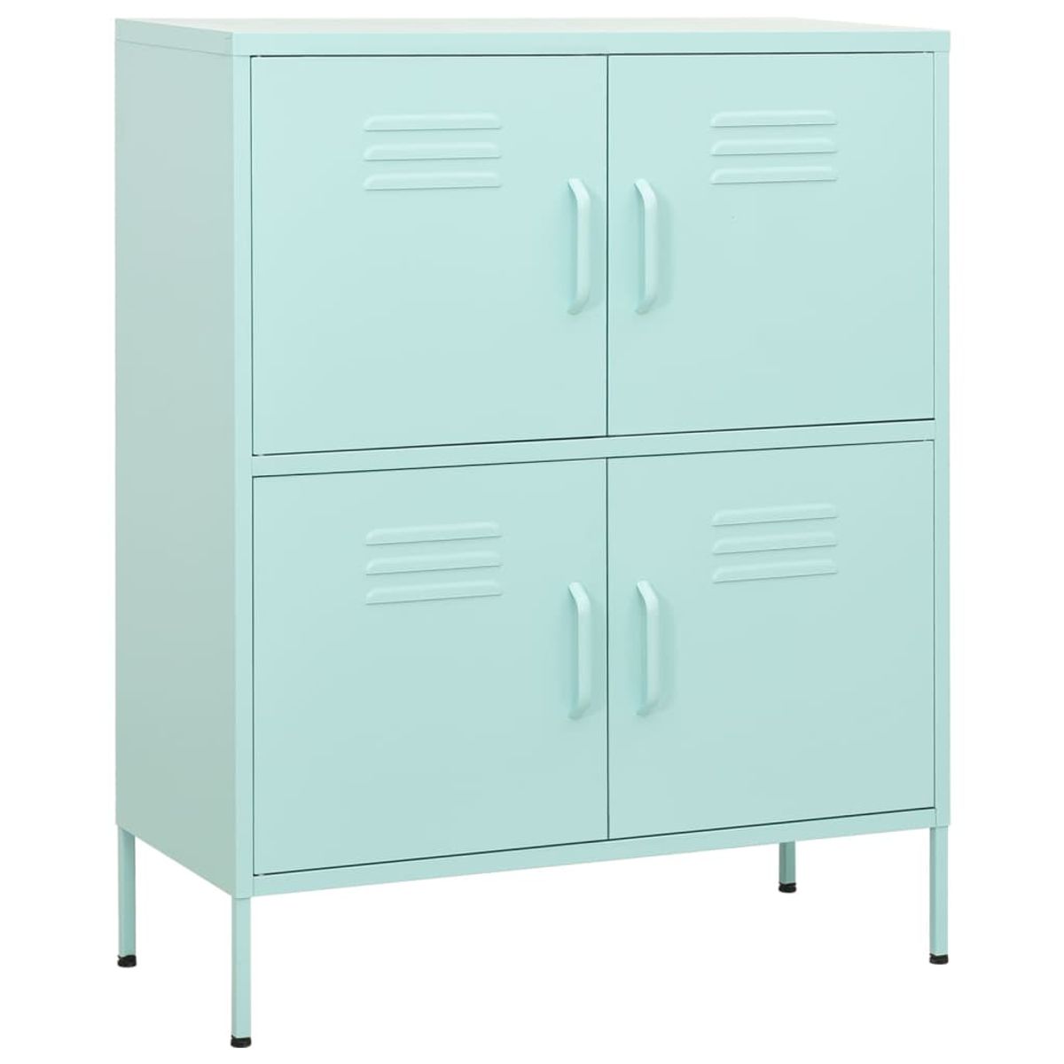 Armario auxiliar Offix 4 puertas con 2 estantes 101,5x80x35 cm