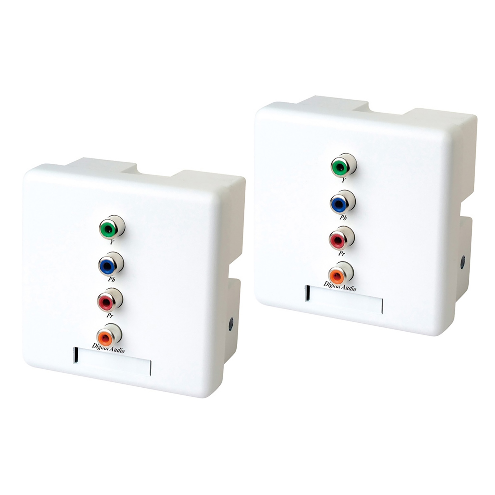 Extensor de audio digital y vídeo YPbPr UTP Cat.5 pared emisor y receptor YW02D - BeMatik