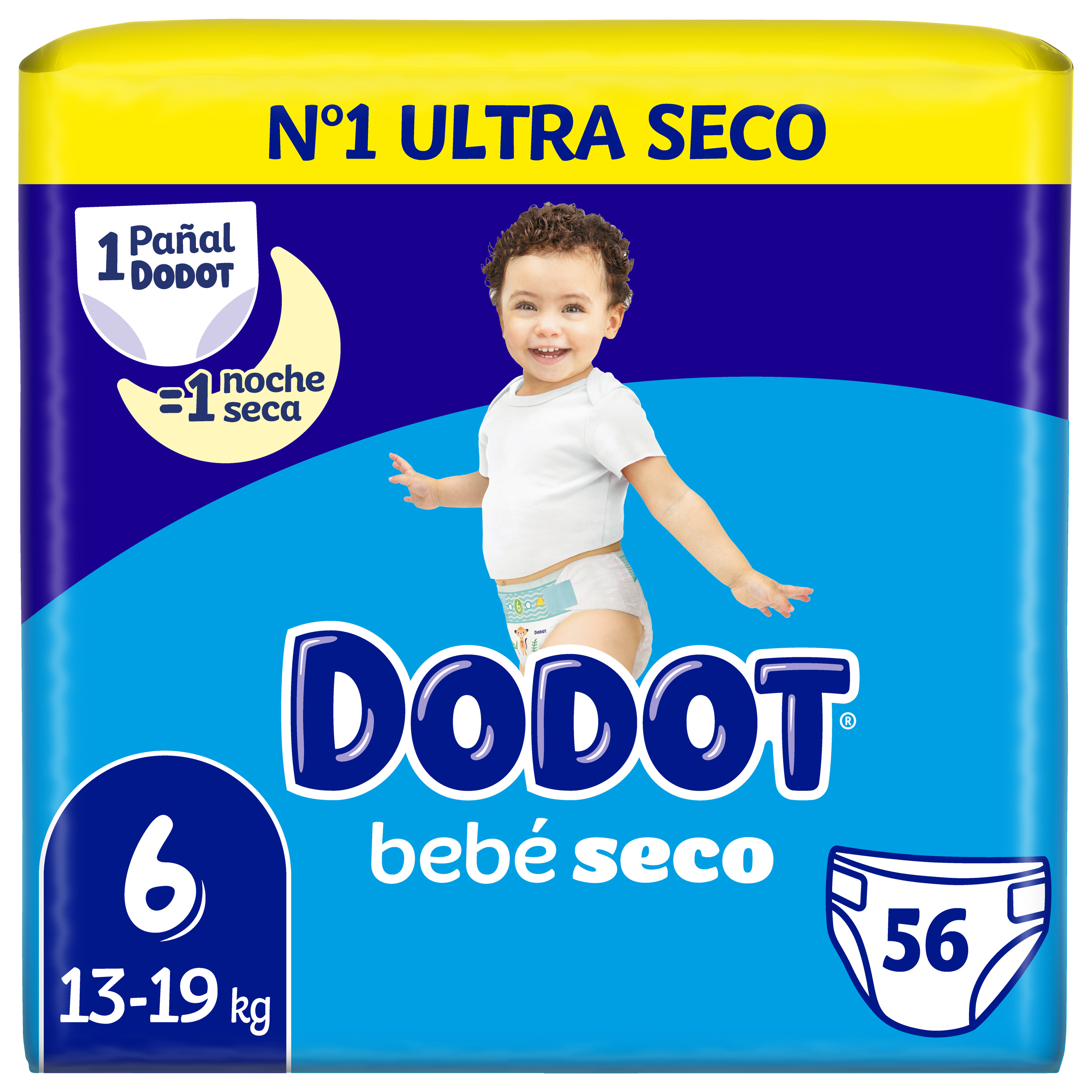Dodot - Dodot Bebé Seco Pañales Bebé, Tallas 3,4,5,6. Pack Semanal