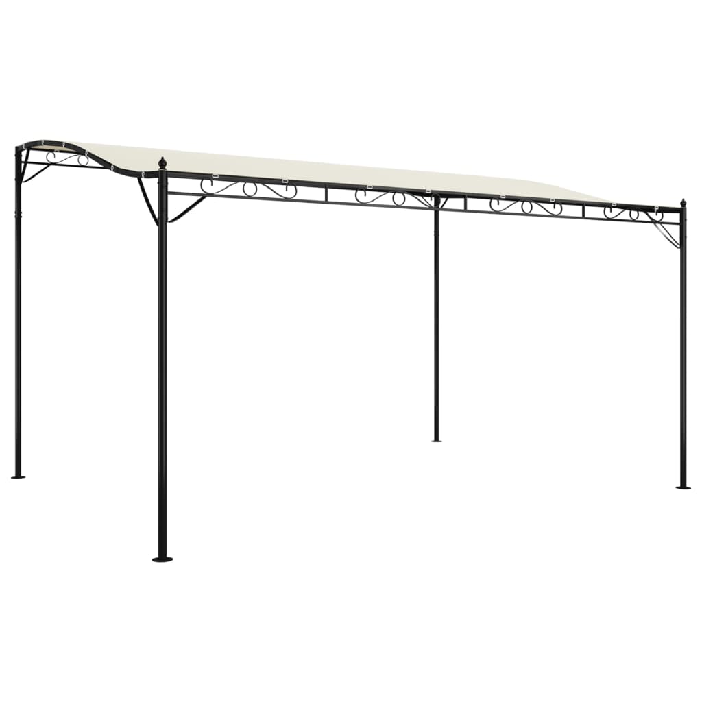 vidaXL Toldo acero y tela 4x3 m 180 g/m² cenador Color Crema,  Antracita,  Taupé y mas