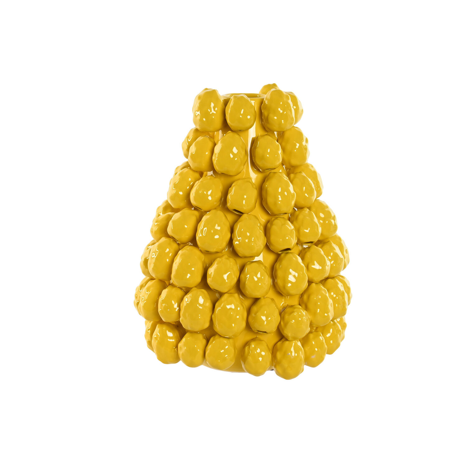 Jarron gres 26x26x33 pitahaya amarillo , La mejor decoración para tu hogar.