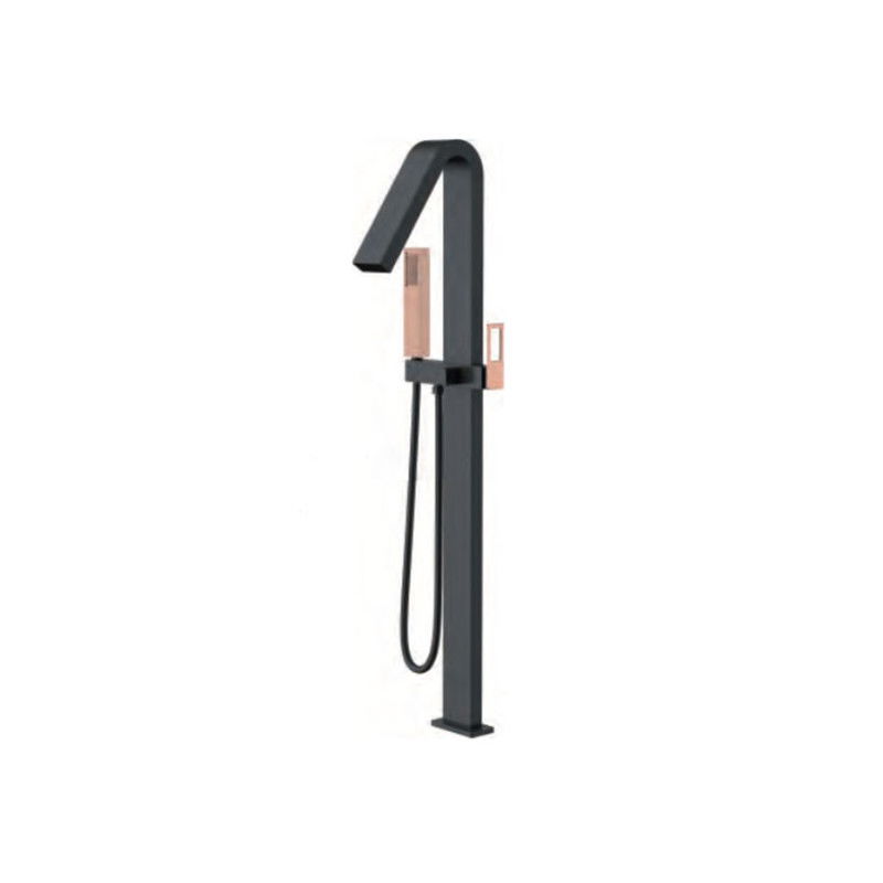 Imex Suecia BBEC32/NOR grifería para bañera exenta monomando de latón negro y oro rosa