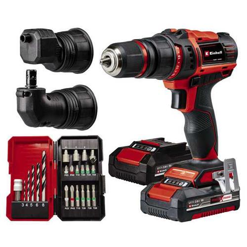 Taladro sin cable EINHELL TE-CD 18/45 3x-li +22 2x2,0ah