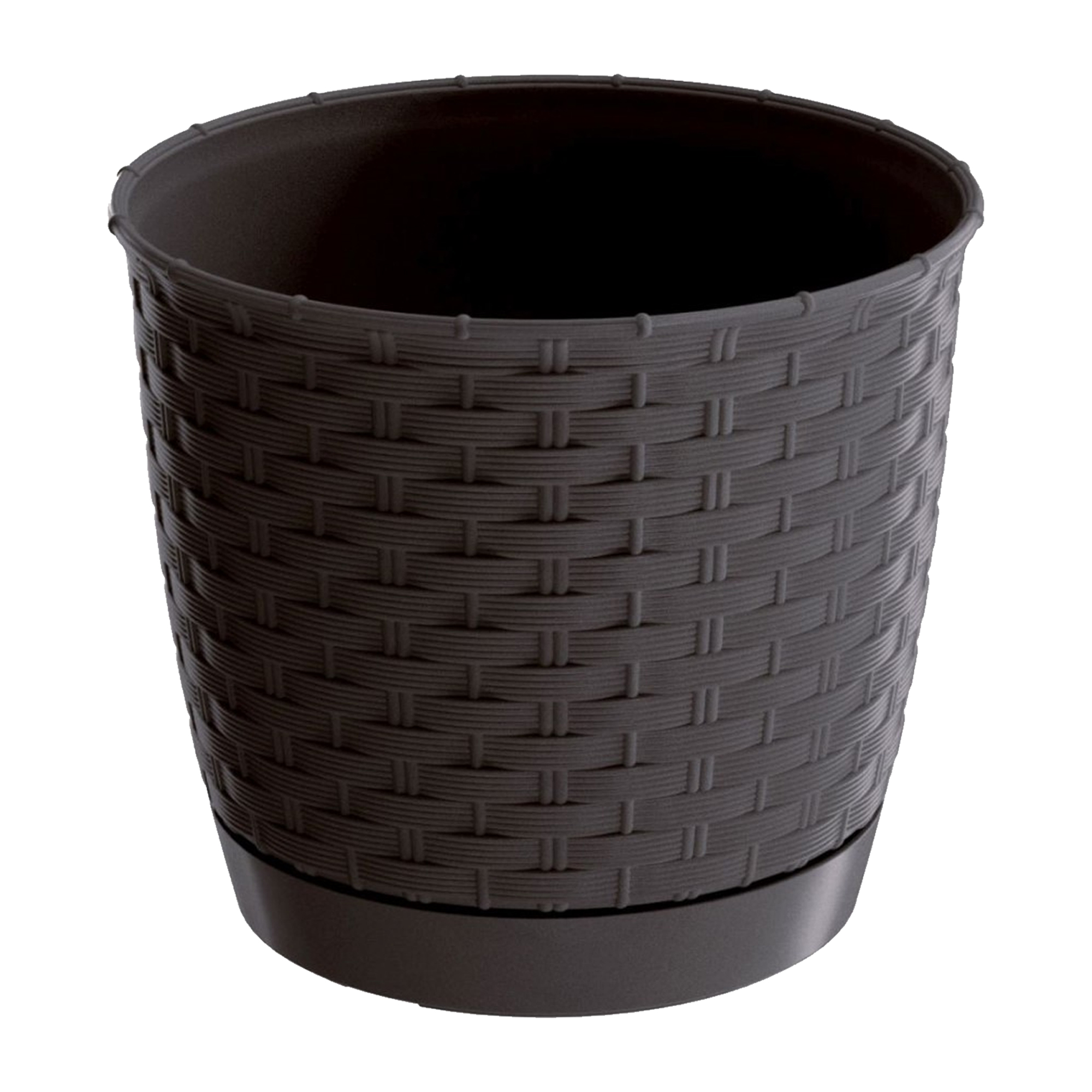 Prosperplast Maceta Ratolla Redonda 2,8L Ocre Oscuro para Jardín