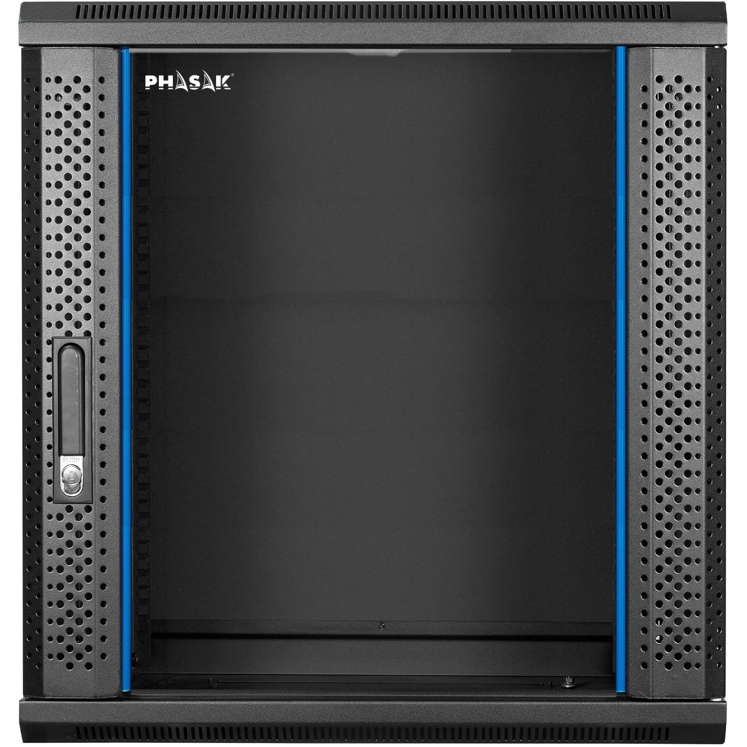 Rack mural 19" Phasak Pro 12U 600x450 Montado - PHO 2112