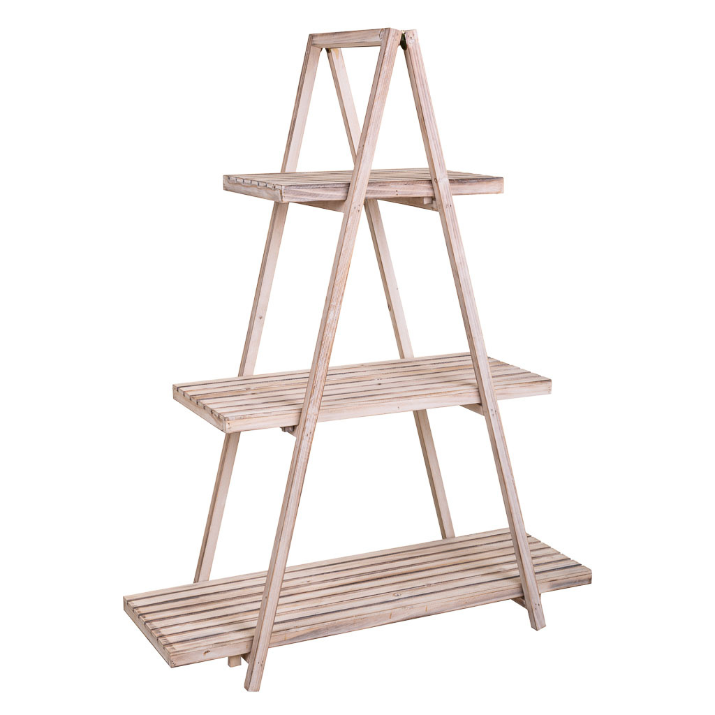Wonderlust Deco - Estantería expositor de madera blanco 98x38x127 Multicolor 98x38x127h cm