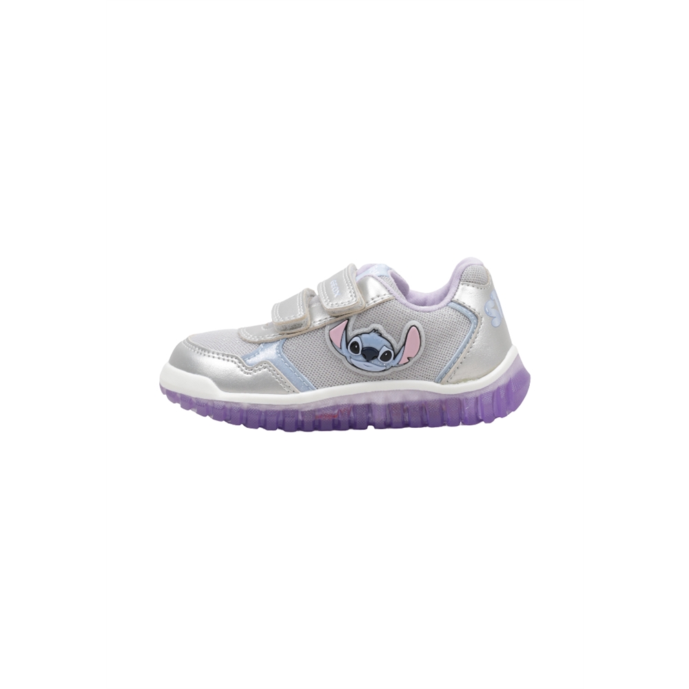 Geox B LIGHTYLOO GIRL Deportivas Planas Bebé - niña (hasta la talla 30) Plateado
