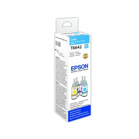 Epson - Cartucho de tinta Ecotank C13T664240 para impresoras L355 y L555, 70 ml cian, hasta 7.500 páginas a 5% cobertura