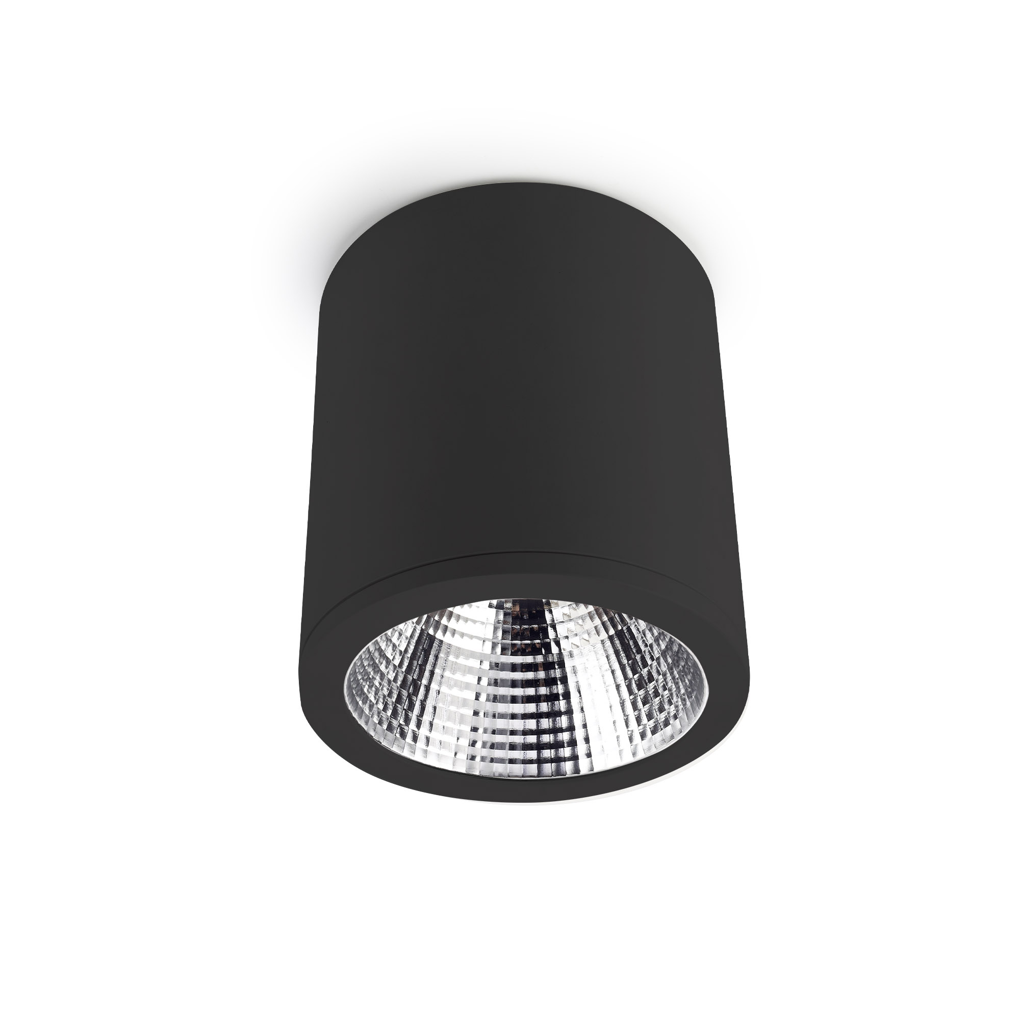 LEDS·C4 Plafon Exit 25.9W Blanco Neutro - 4000K CRI 80 Negro IP23 2284Lm