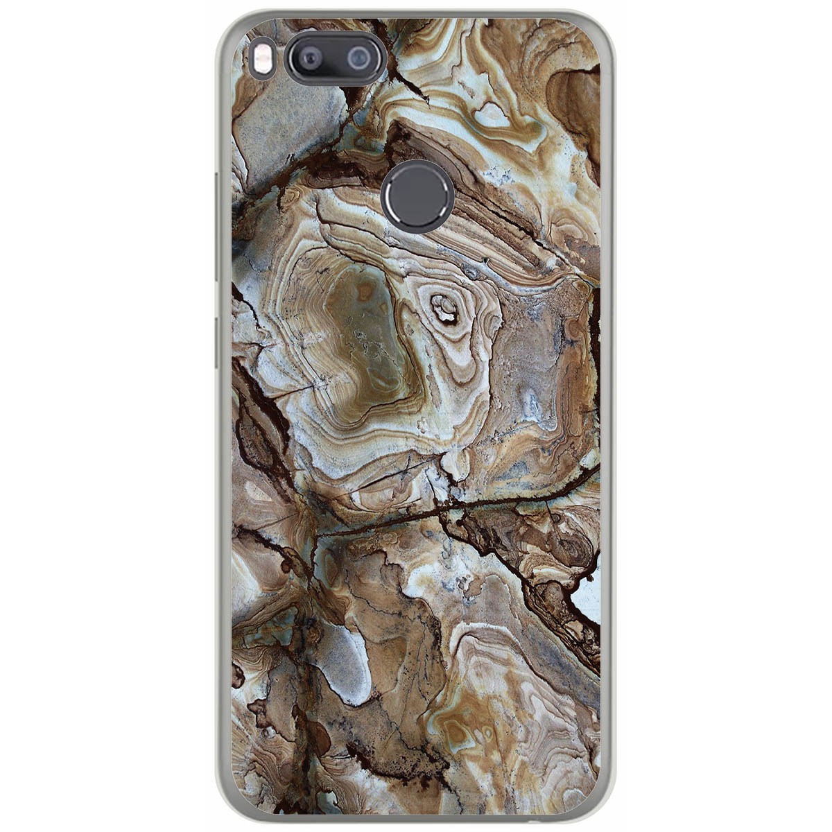 Tumundosmartphone Funda Gel Tpu para Xiaomi Mi 5X / Mi A1 diseño Mármol 14 Dibujos