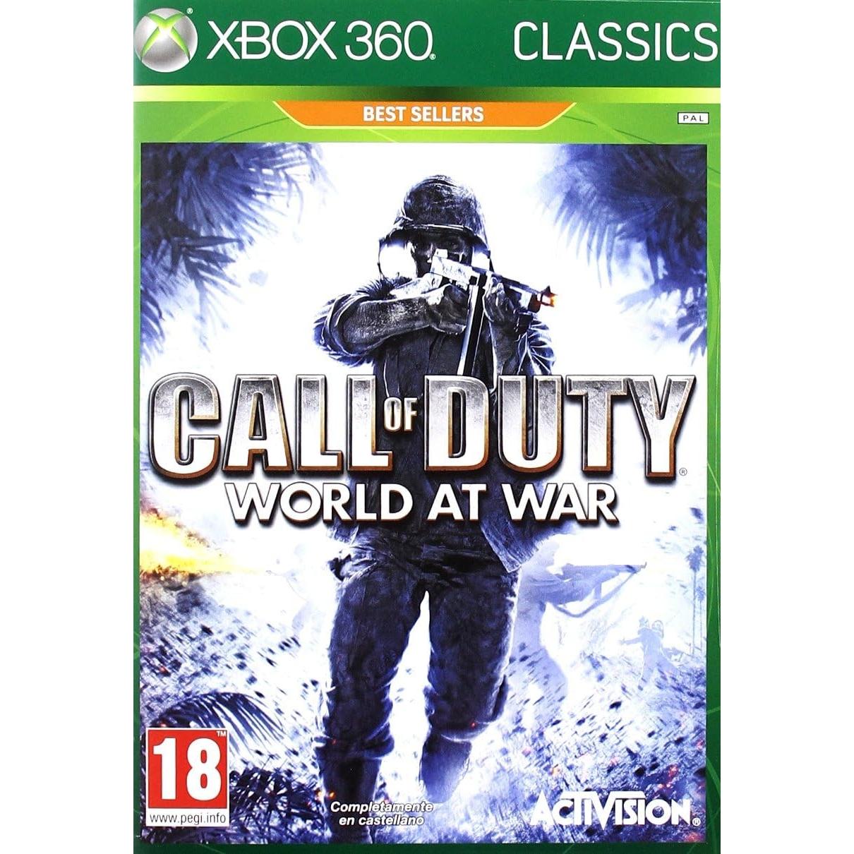 Call Of Duty World At War (Classics) Juego para Consola Microsoft XBOX 360 [PAL ESPAÑA]
