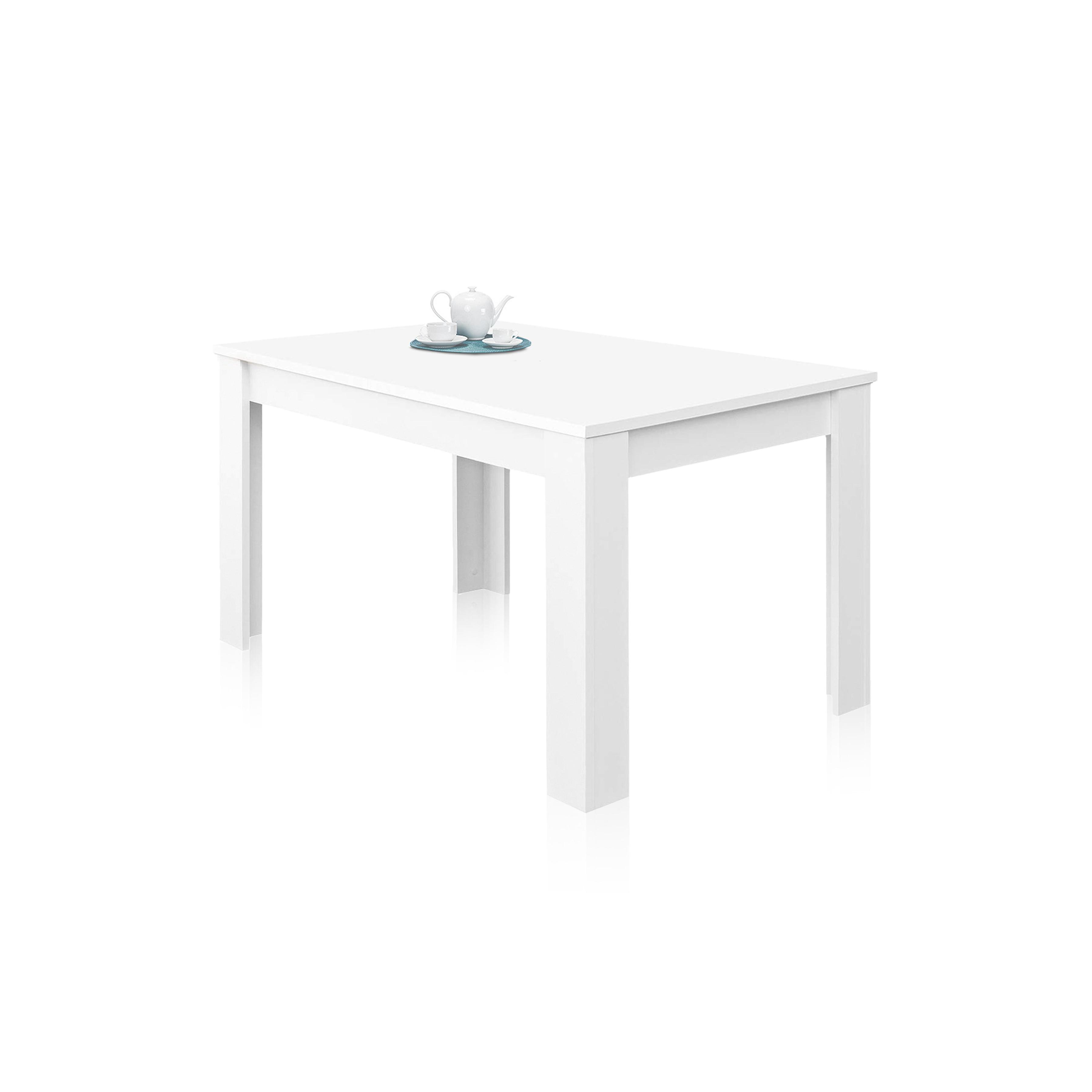 duehome - Mesa de comedor extensible Kendra 140