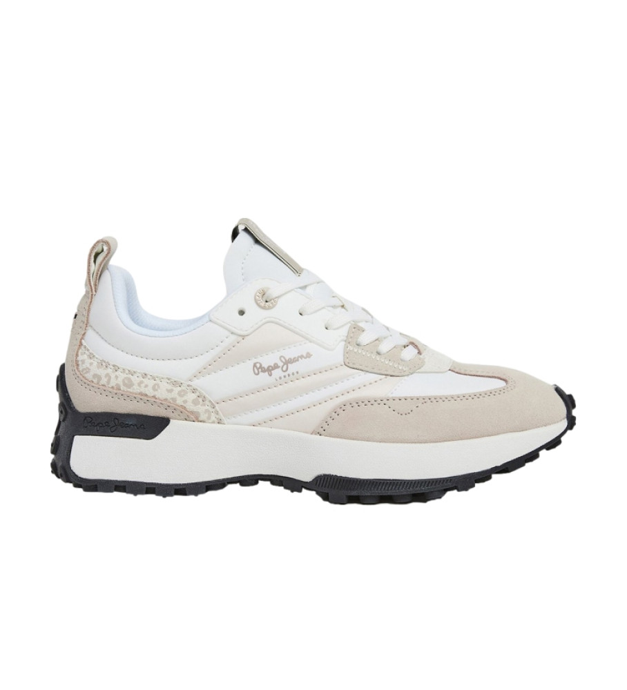 Pepe Jeans | Mujer | Zapatillas de Piel Lucky Print blanco