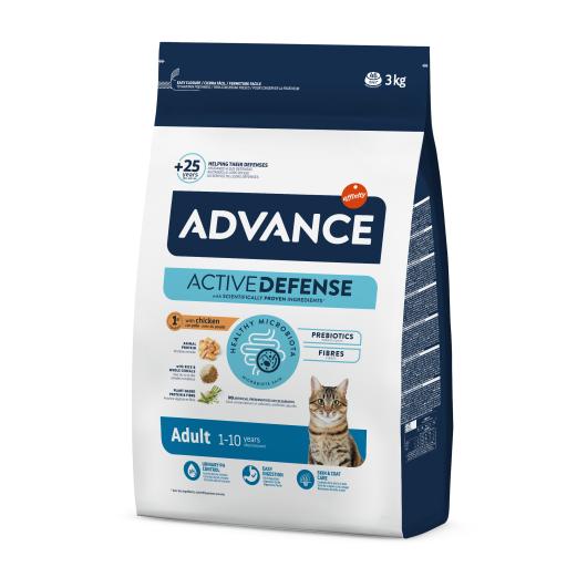 Advance Pienso de Pollo y Arroz para Gato Adulto  (Gatos , Comida , Pienso) - 1.5 Kg