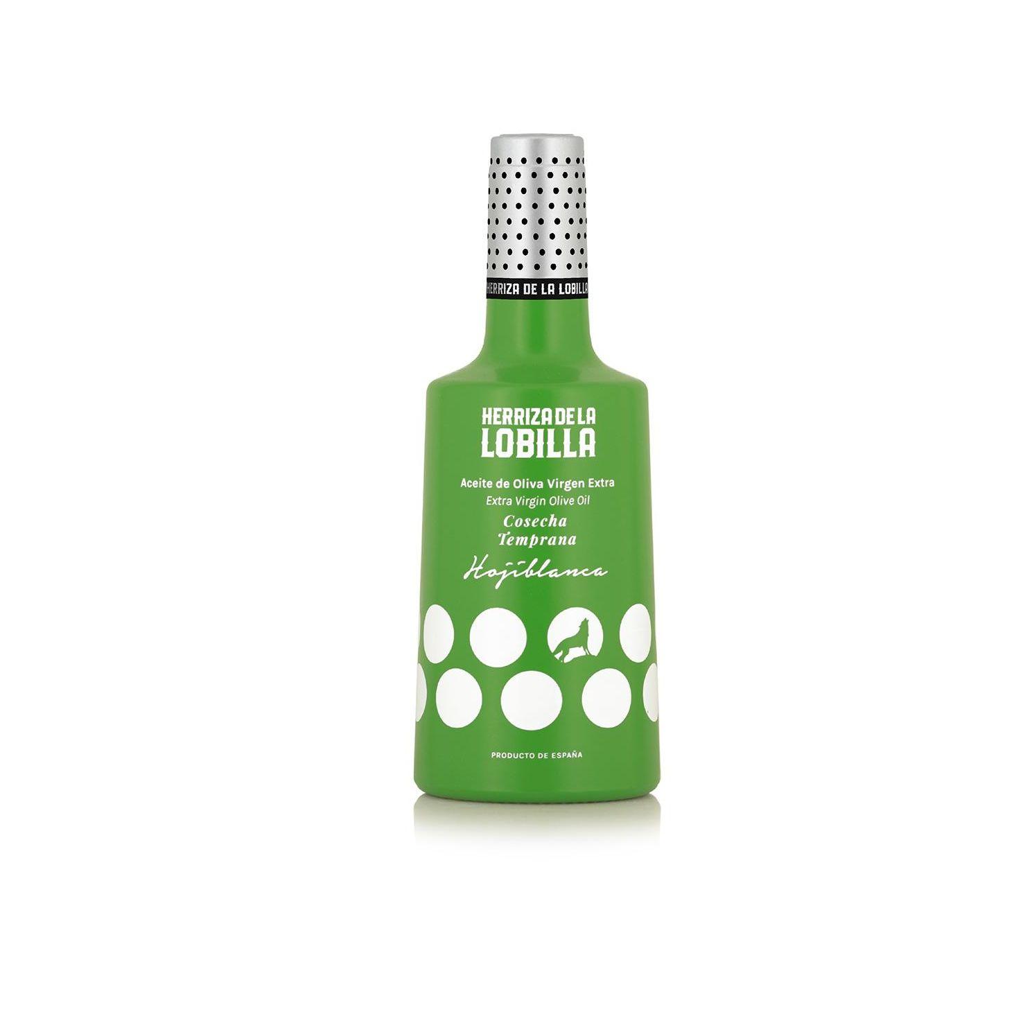 Aceite de Oliva Virgen Extra AOVE Herriza de la Lobilla 500ml - Hojiblanca Cosecha Temprana, Premiado Internacionalmente