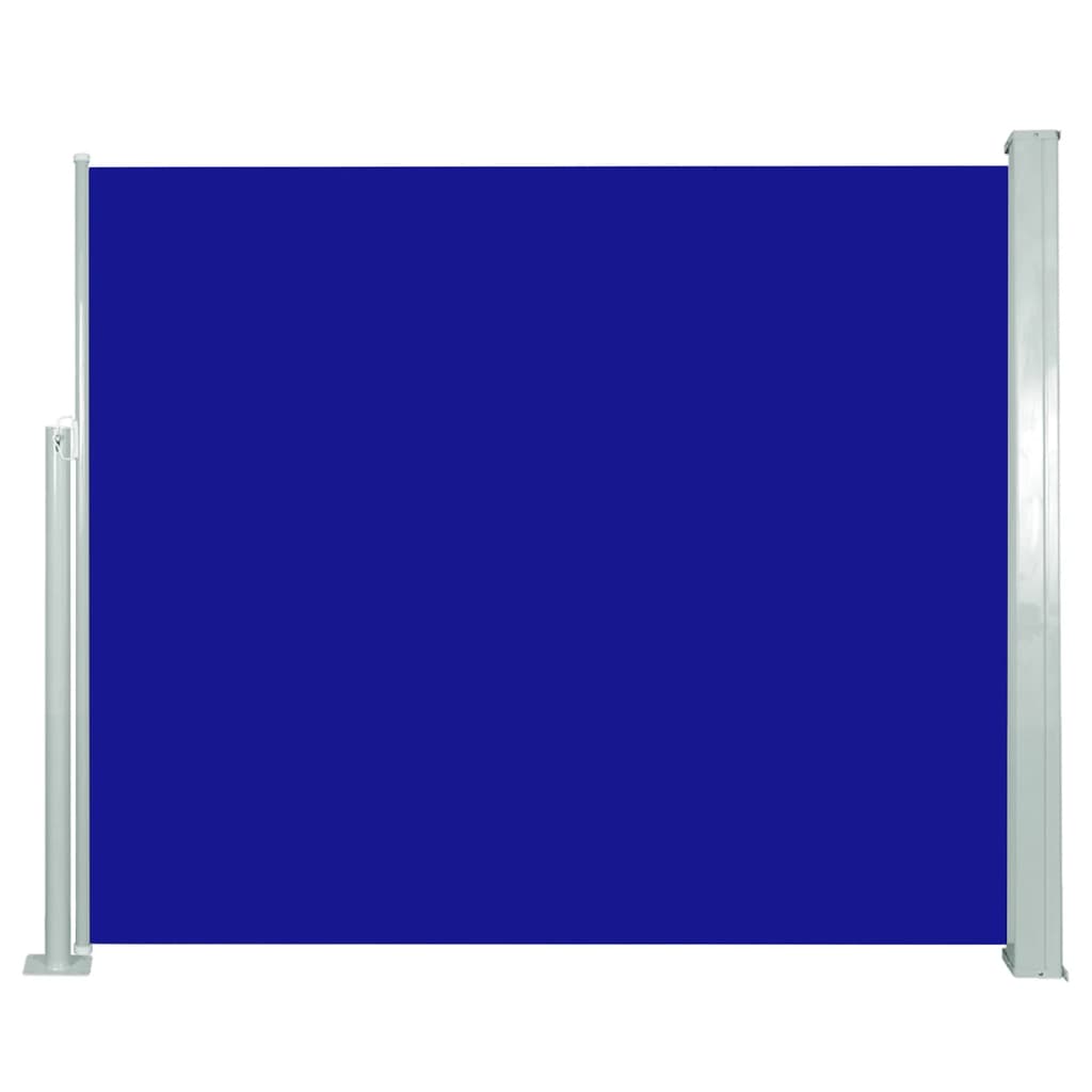 vidaXL Toldo lateral retráctil 120x300 cm Color Crema, Azul, Marrón