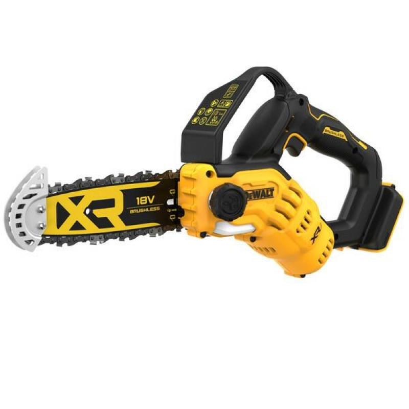 DeWALT DCMPS520N-XJ, 18V XR Motosierra de pértiga 20cm, Rendimiento de alcance extendido, Amarillo