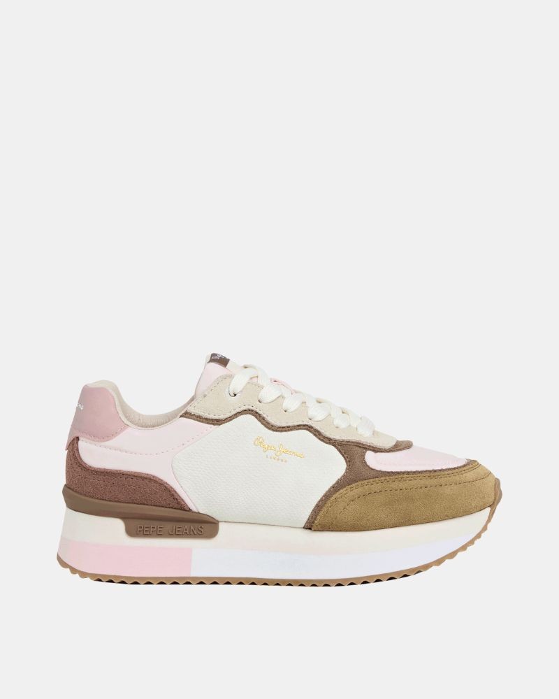 PEPE JEANS PLS600034 RUSPER SNAKE W Zapatillas Bajas Mujer Beige