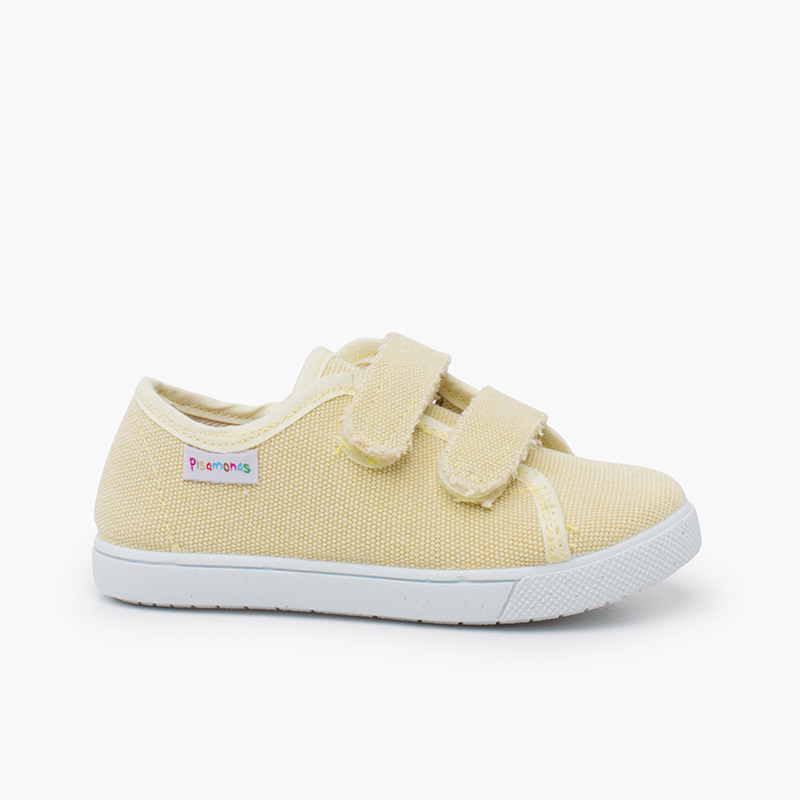 Pisamonas Zapatillas lona rústica efecto lavado