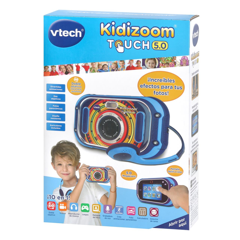 Cámara de Fotos Digital Infantil 5Mpx Pantalla Táctil de 3,5"  8,6x15x3,1 cm (Vtech 80-163522)