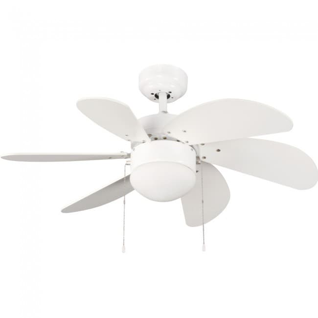 Wonderlamp Ventilador de techo con luz Basic Blanco