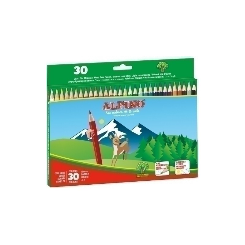 Alpino - AL010659 lápiz de color Colores surtidos 30 pieza(s) AL010659