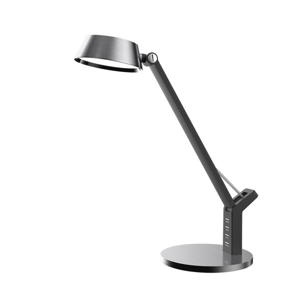 Flexo goya niquel/negro 8w 590lm 3000k, 4000k, 6500k regulable intensidad puerto usb tactil 40,4x17,1x31,6 cm