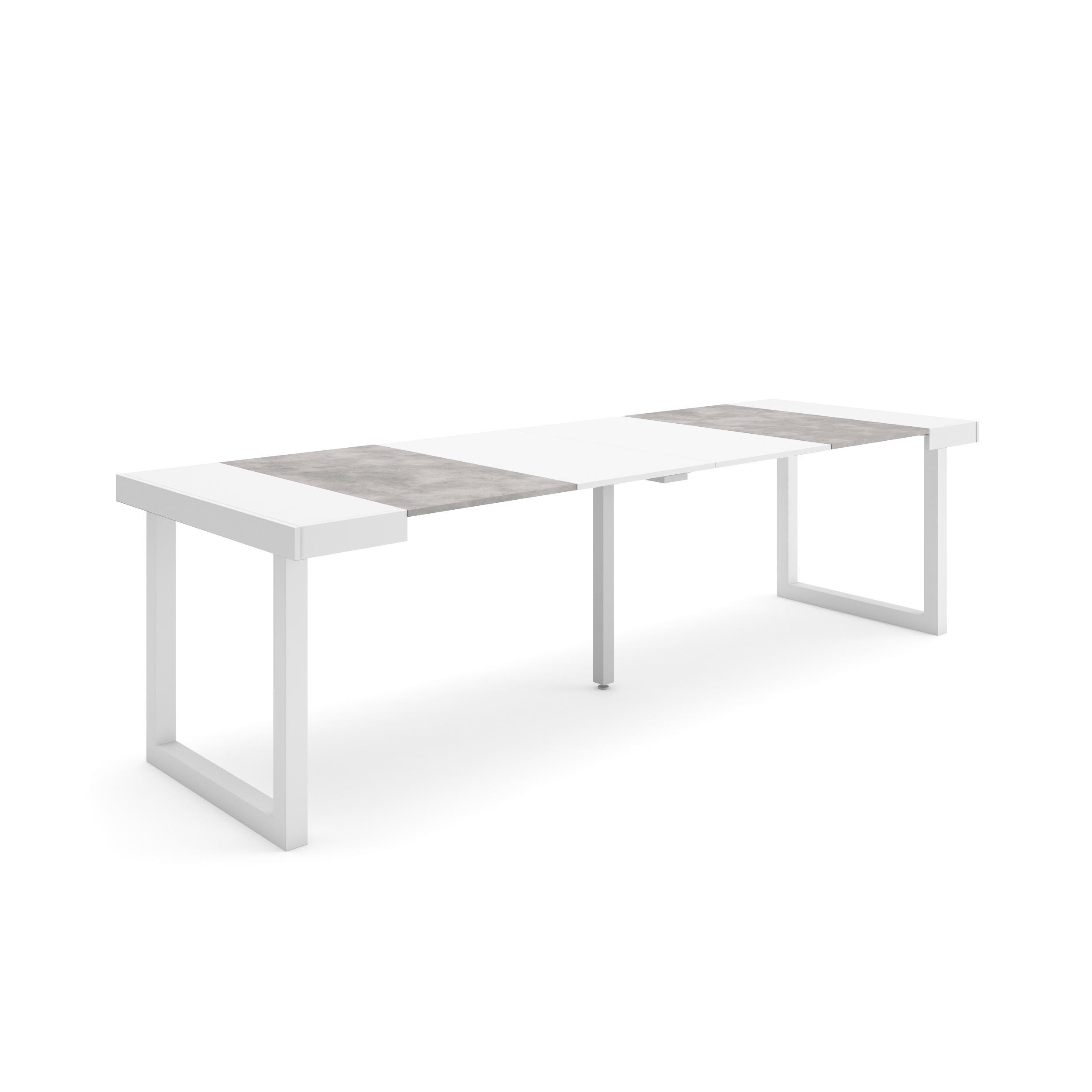 Skraut Home, Mesa Consola Extensible, Mesa Auxiliar, Tapa, 58/262x90x73cm, Práctica y Versátil, Varios colores disponibles