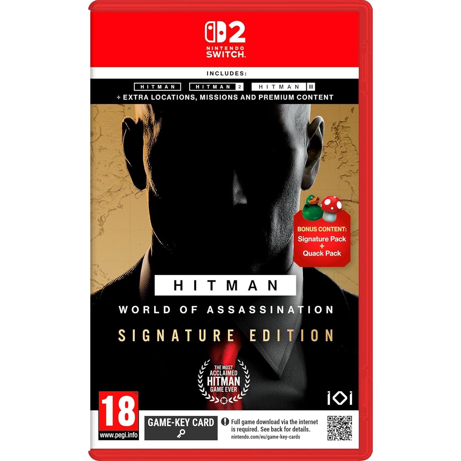 Hitman World of Assassination Signature Edition Juego Fisico para Consola Nintendo Switch 2