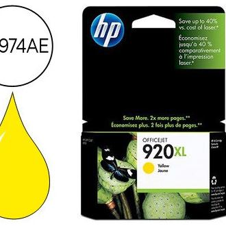Liderpapel Cartucho de Tinta HP 920XL Amarillo 700pag Officejet/920/6500 - Alta Calidad
