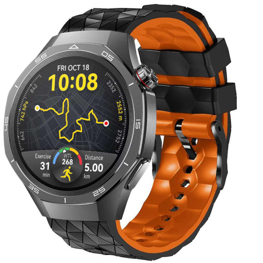 Correa de silicona para Huawei Watch GT 5 - 46mm / GT 5 - 46mm / GT 4 - 46mm / Amazfit GTR 4 / Bip 5 / Garmin Vivoactive 4, Diseño Geometric Ancho 22mm