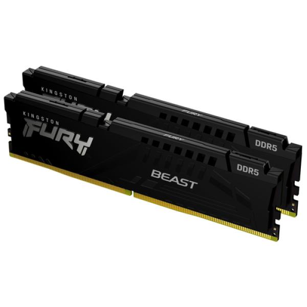 Kingston Technology FURY Beast 16GB 5600MT/s DDR5 CL40 DIMM (Kit de 2) Black