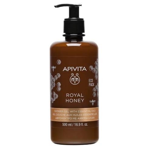 Apivita ROYAL HONEY Gel de baño con miel y aceites esenciales - Limpia suavemente y calma la piel Gel de baño
