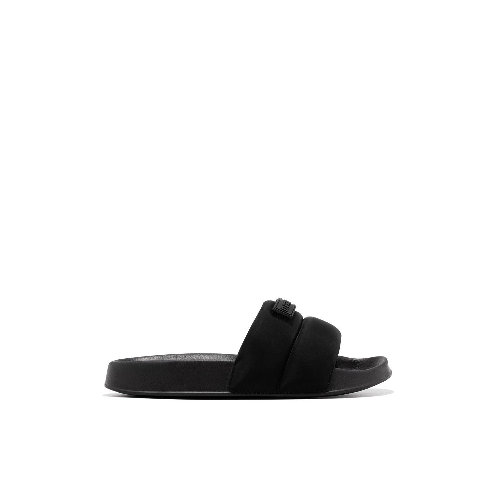 D.Franklin Chanclas Ven  Negras - Sandalias deportivas planas cómodas para verano