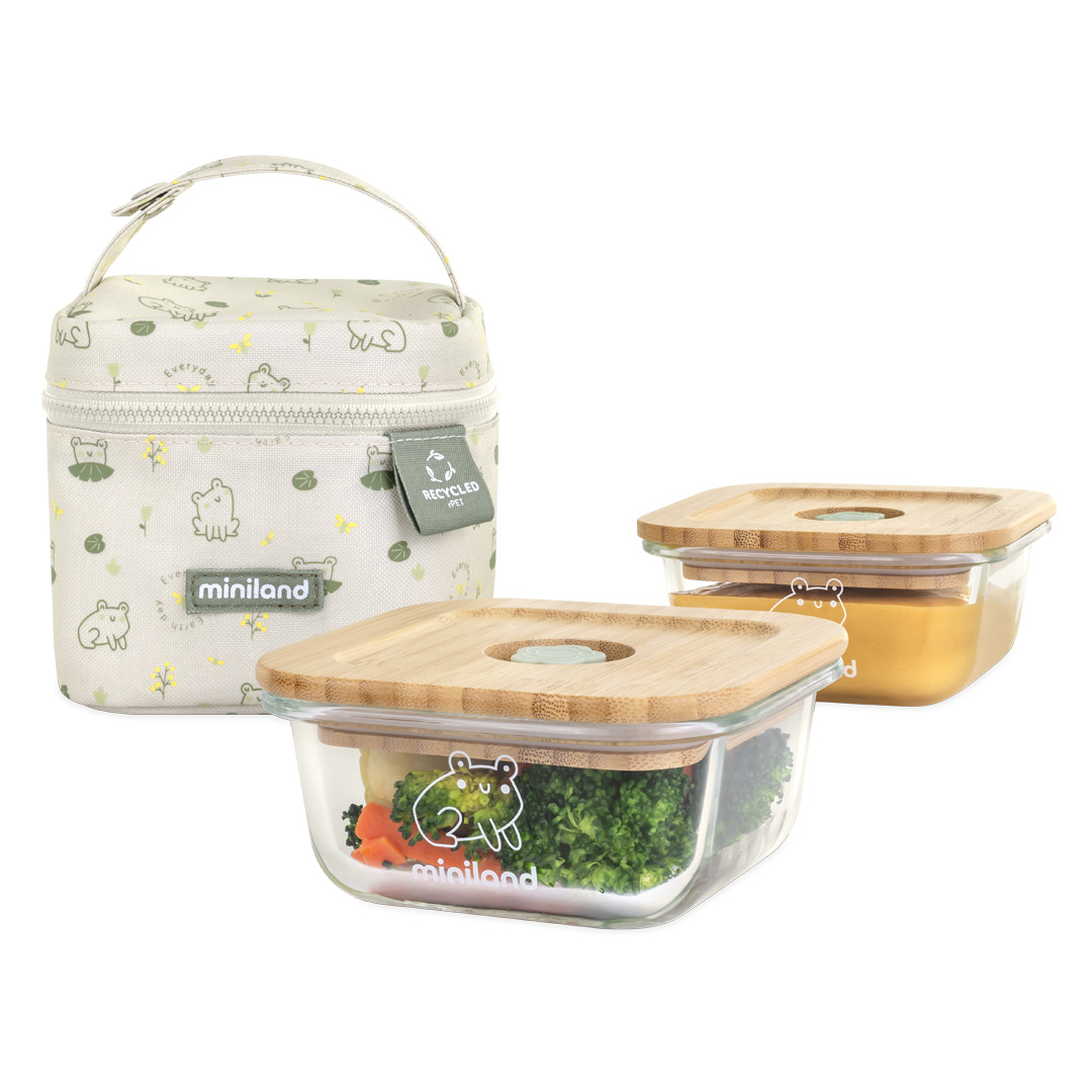 Herméticos y bolsa isotérmica ecoSquare frog