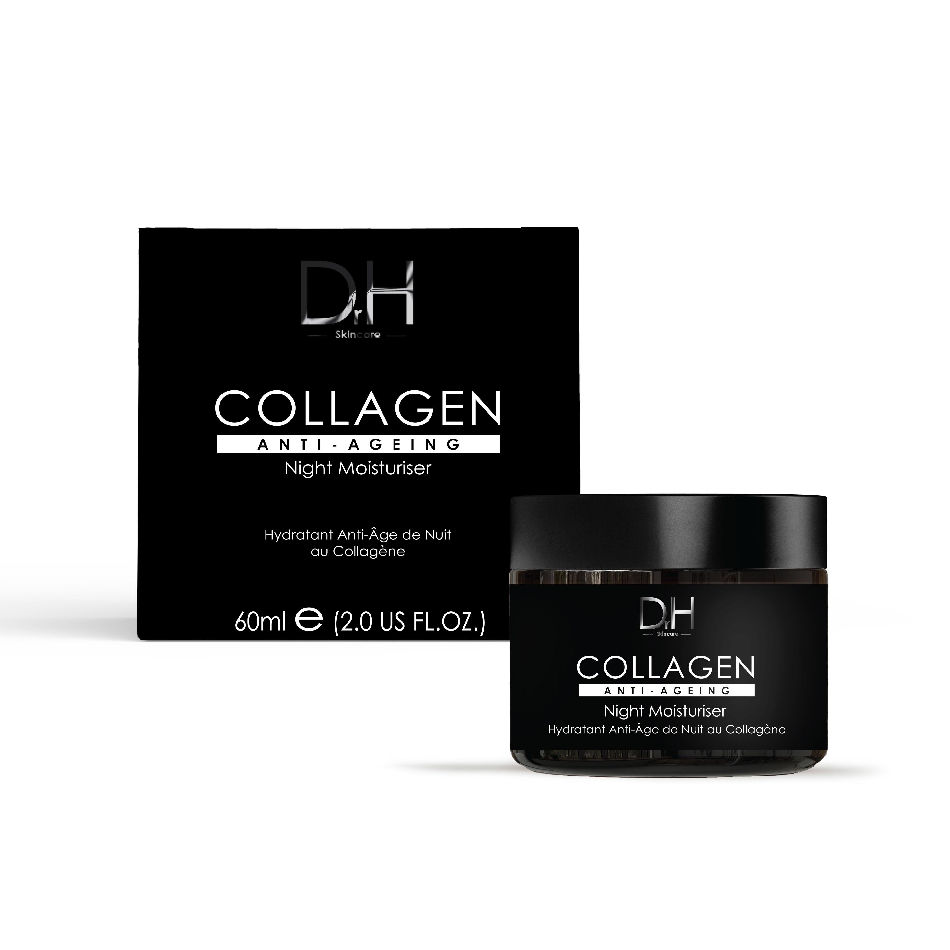 skinChemists Dr H Crema de Noche con Colágeno Antiedad e Hidratación 60ml