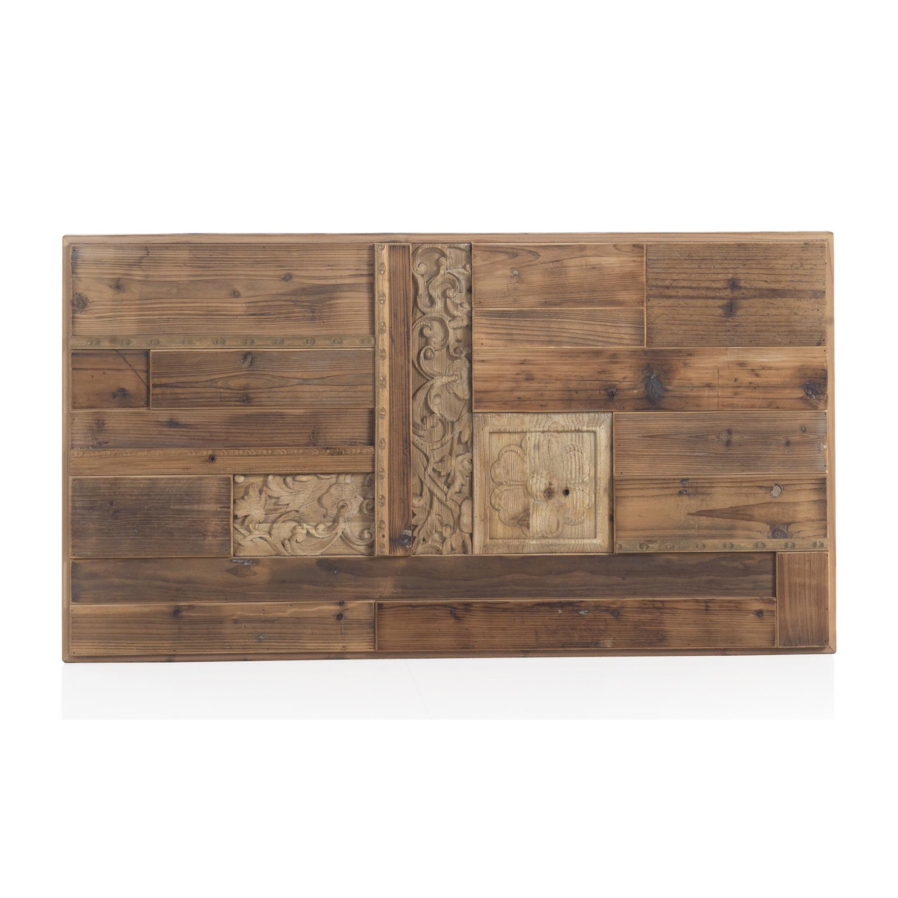 Cabecero De Madera Natural Recuperada 110X60 Cm El mejor complemento para tu hogar. Fijalo