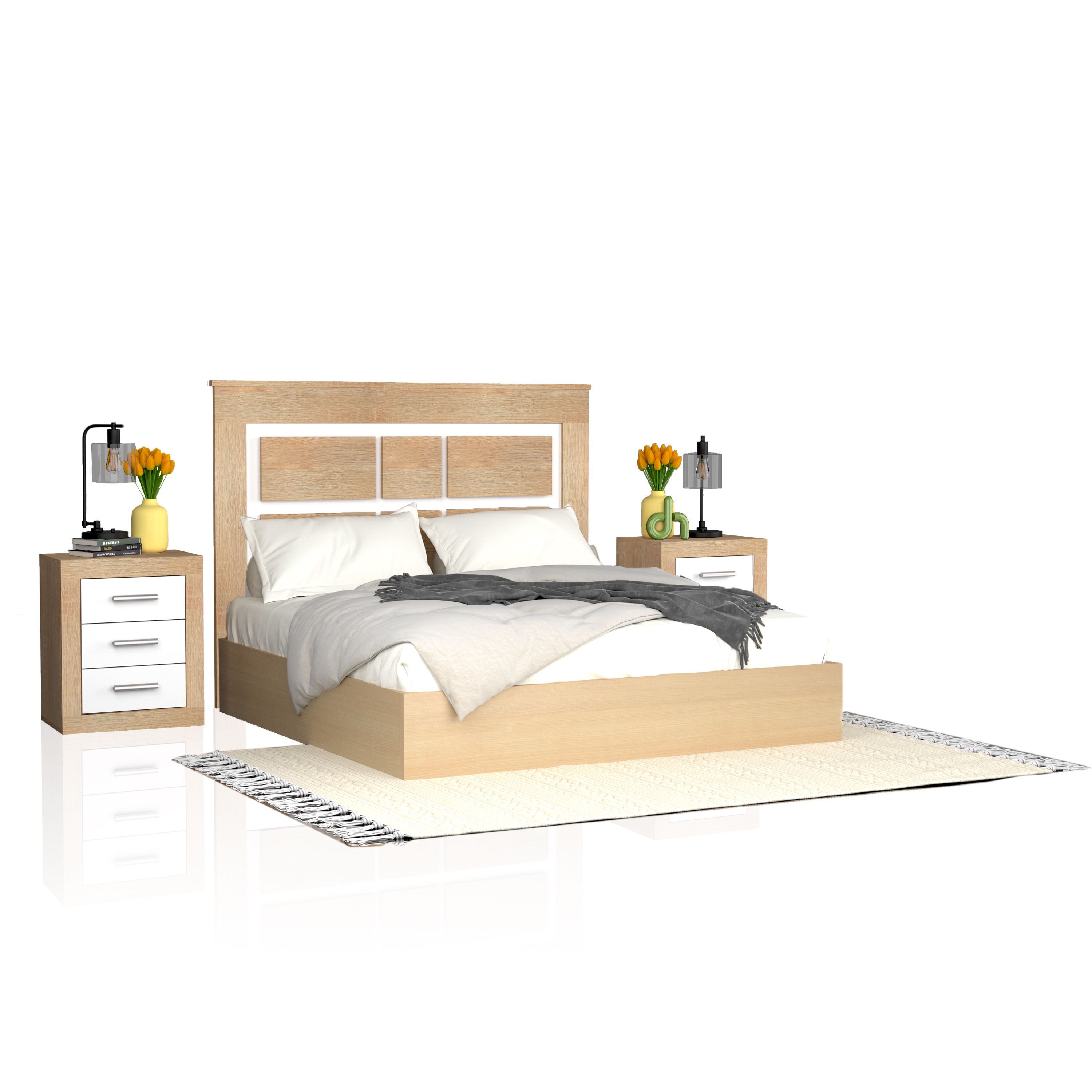 duehome - Cabecero con mesitas Kira