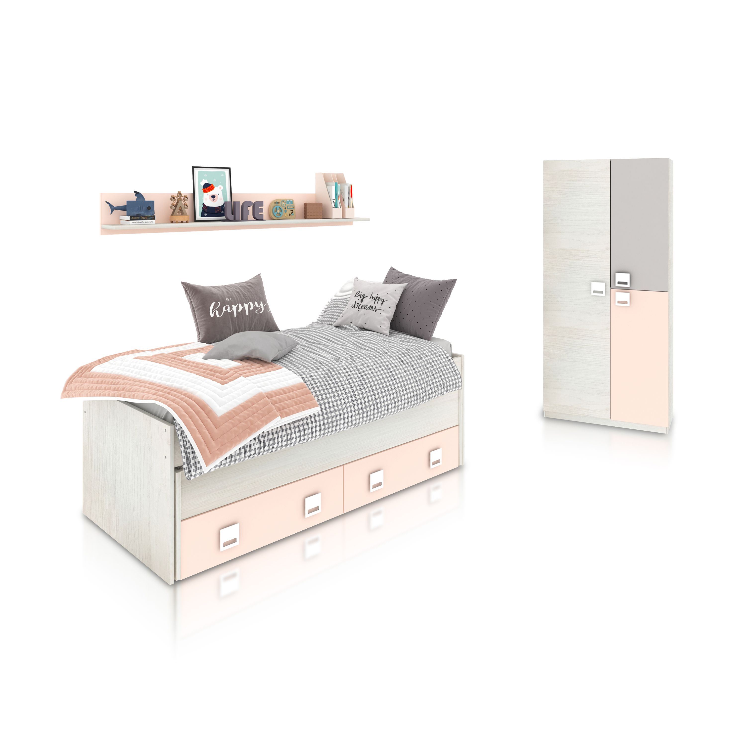 duehome - Dormitorio juvenil Kenia Plus
