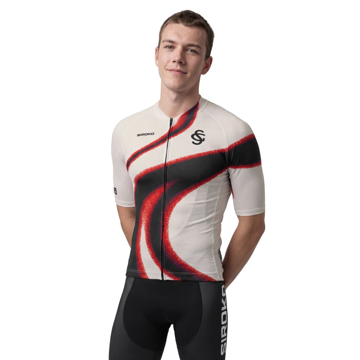 SIROKO - Maillot M2 Manga Corta Collab Real Sporting de Gijón Hombre_