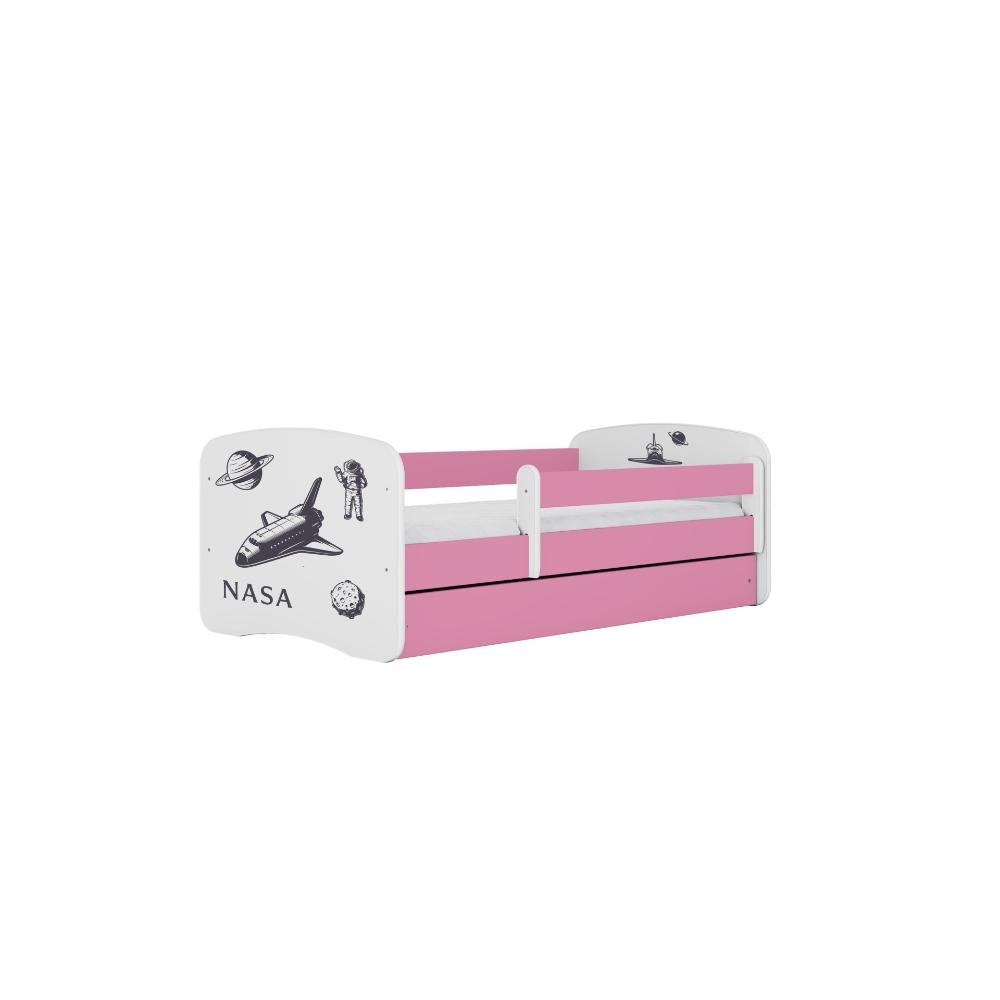 Cama 180 x 80 cm Kocot Kids BabyDreams Nasa Pink