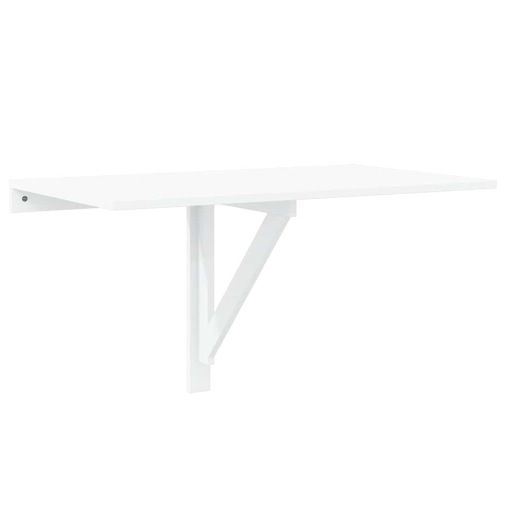 vidaXL Mesa de pared plegable contrachapada brillo 100x60x56 cm en color Blanco brillante/Gris sonoma/Negro y más | estructura resistente ideal para salón dormitorio o estudio