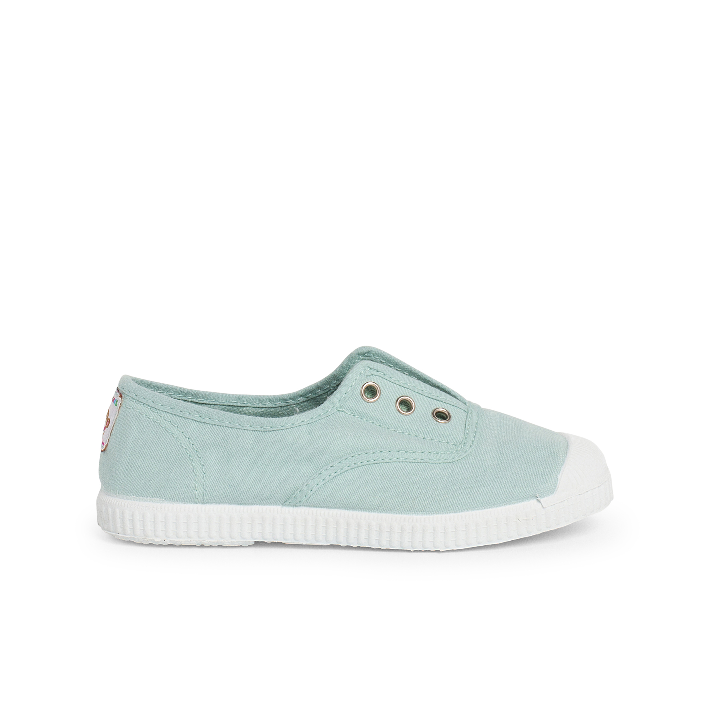 Pisamonas Zapatillas Lona Punta Goma Sin Cordones