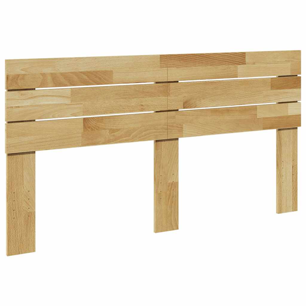 vidaXL Cabecero 135 cm Madera maciza de roble