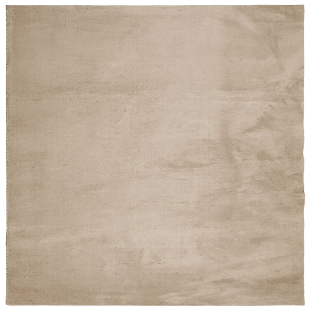 vidaXL Alfombra de pelo corto suave lavable HUARTE 240x240cm