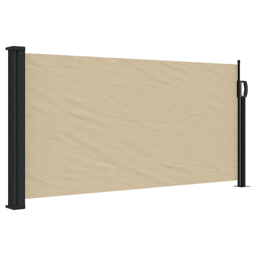 vidaXL Toldo lateral retráctil beige 100x300 cm