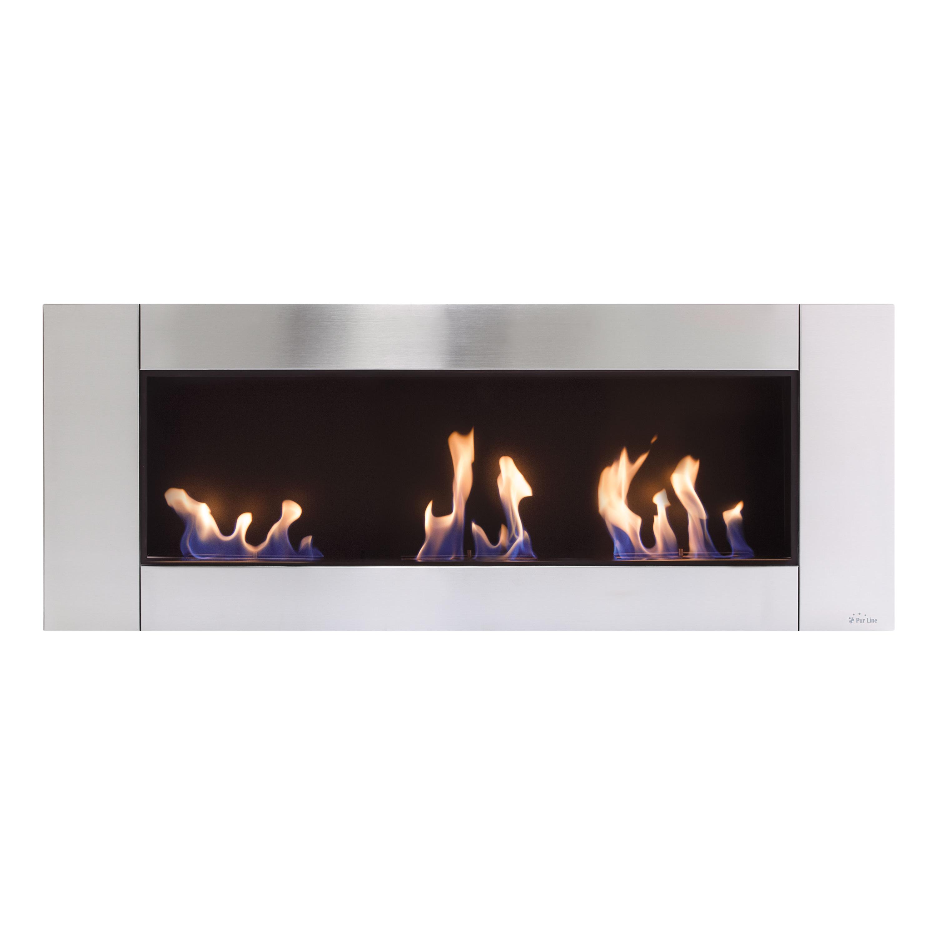 Chimenea de etanol panorámica con 3 quemadores Purline ZEUS